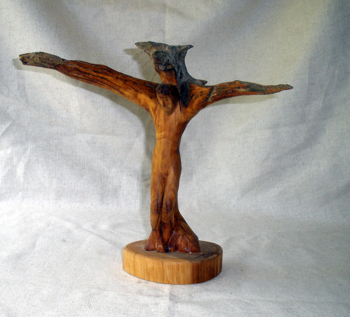 Jesus wood carving